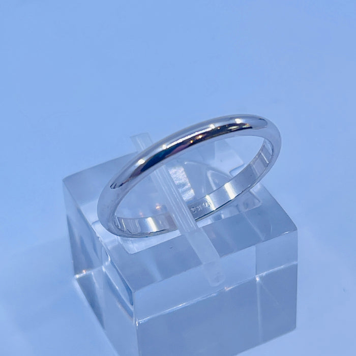 14kt White Gold 2mm band