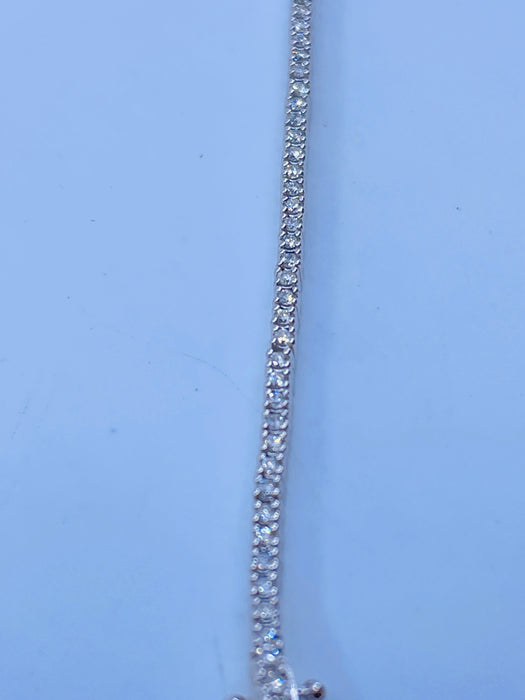 Sterling Silver 1ctw Lab Grown Diamond Bracelet