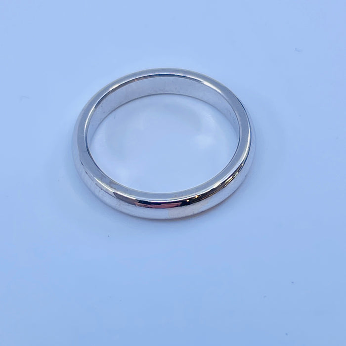 14kt White Gold 3.5mm band