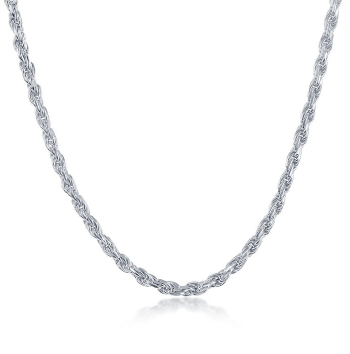 Sterling Silver 18” 2.7MM Rope Chain