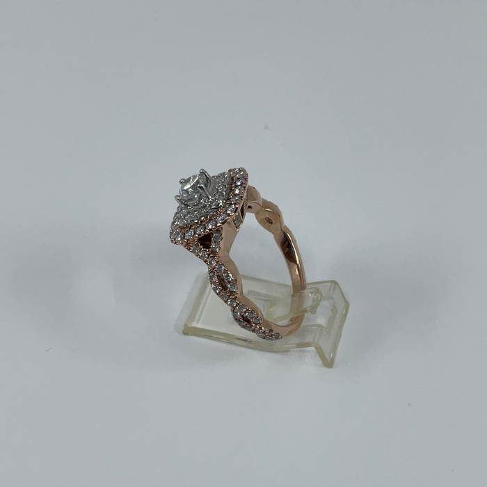 14kt Rose Gold 1.43ctw Diamond Engagement Ring