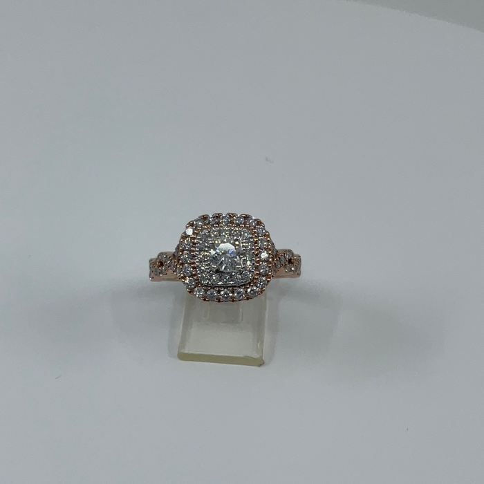 14kt Rose Gold 1.43ctw Diamond Engagement Ring